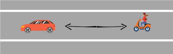 Imagen de separación entre vehículos